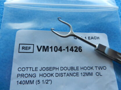V. Mueller Surgical Cottle Joseph Hook VM104-1426 NEW! - Image 2