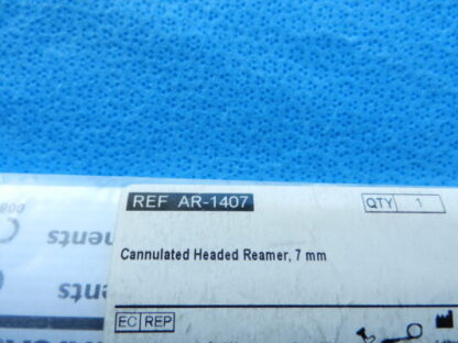 Arthrex Surgical 7mm Cannulated Headed Reamer AR-1407 NEW! - Image 2