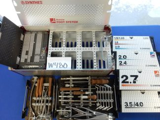 DSCN9521 Synthes Surgical Modular Foot System Instrument Set W/ Case