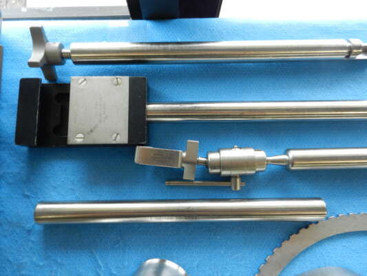 Codman Surgical Table Mounted Bookwalter Retractor Set W/ Case - Image 5