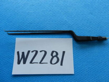 Bissinger Surgical 8-3/4in 1mm Up Angled Bayonet Bipolar Forceps 9569574
