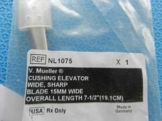 V. Mueller Surgical 15mm Cushing Elevator NL1075 NEW! – Ringle Medical ...