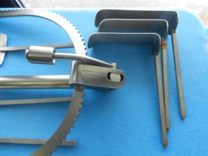 Codman Surgical Table Mounted Bookwalter Wishbook Retractor Set - Image 7