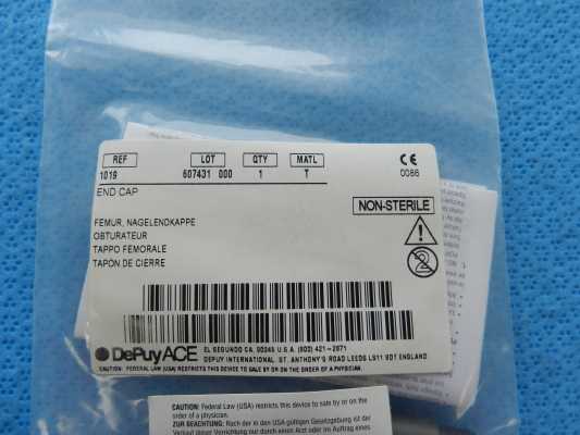 Depuy (Ace) Surgical Femoral End Cap Nail 1019 – Ringle Medical Supply LLC
