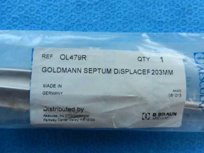 Aesculap ***NEW*** Goldmann Septum Displacer 20.3cm Overall Length OL479R - Image 2