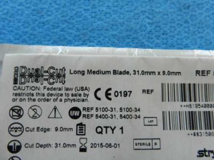 Stryker ***NEW*** Long Medium Blade 31mm x 9.0mm 5400-3-125 - Image 2