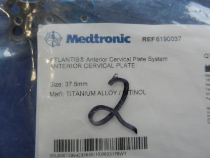 NEW Medtronic 6190037 Atlantis Anterior Cervical Plate 37.5mm - Image 2