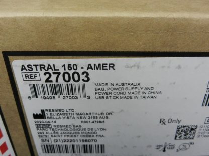 ResMed Astral 150 Adult & Pediatric Patient Ready Ventilator REF 27003 NEW! - Image 8