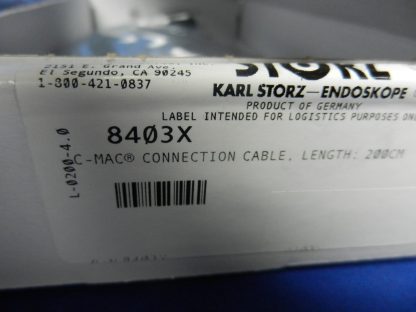 Storz 8403X C-Mac Connection Cable NEW! - Image 3