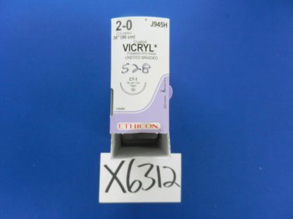 Ethicon J945H Undyed Braided Vicryl Suture OPEN BOX of (6) EXP 2027-07-31
