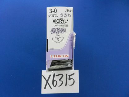 Ethicon J944H COATED VICRYL (polyglactin 910) Suture OPEN BOX of (33) 2025-10-31