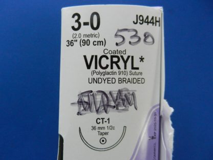 Ethicon J944H COATED VICRYL (polyglactin 910) Suture OPEN BOX of (33) 2025-10-31 - Image 2