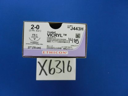 Ethicon J443H COATED VICRYL® (polyglactin 910) Suture OPEN BOX of (24) 2028-10-31