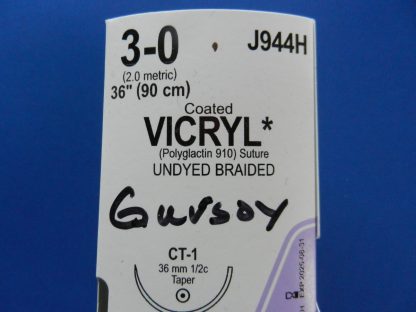 Ethicon J944H COATED VICRYL (polyglactin 910) Suture OPEN BOX of (29) 2025-08-31 - Image 2