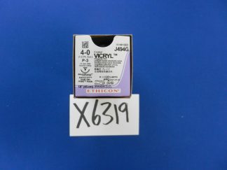 Ethicon J494G 4-0 Coated Vicryl Undyed 1x18" OPEN BOX of (5) 2027-07-31