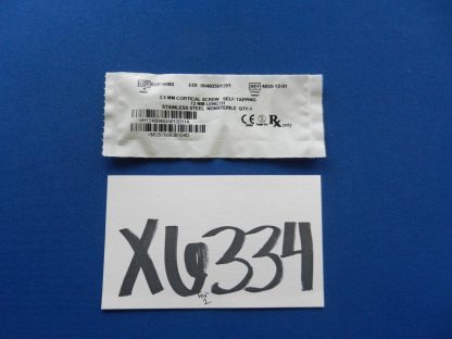 Zimmer 4835-12-01 Self Tapping Cortical Screw 3.5mm x 12mm