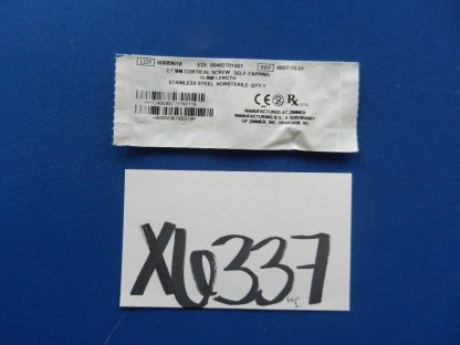 Zimmer 4827-16-01 Self Tapping Cortical Screw 2.7mm x 16mm