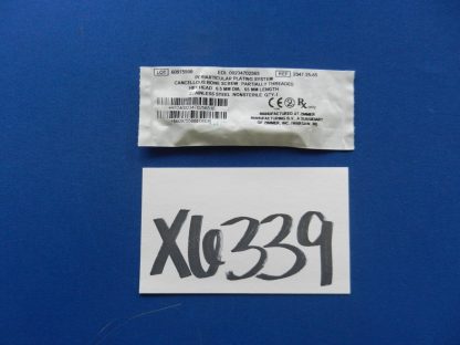 Zimmer 2347-25-65 Periarticular Cancellous Partially Threaded Hex Head Bone Screw 6.5mm x 65mm