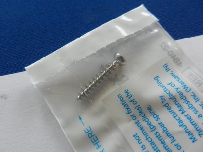 Zimmer 4840-22 Fully Threaded Cancellous Screw 4.0mm x 22mm - Image 3