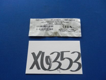 Zimmer 2348-14-35 Periarticular Self Tapping Hex Head Cortical Bone Screw 3.5mm x 14mm