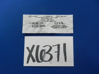 Zimmer 2480-16-40 Forte Cancellous Screw 4.0mm x 16mm