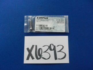 Synthes 218.030 Fully Threaded Cancellous Bone Screw 6.5mm x 30mm