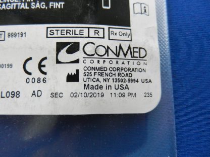 Conmed 5023-139 Fine Micro Sagittal Blade 4.5x25.5x0.4mm - Image 2