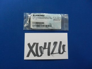 Synthes 212.201 Self Tapping Locking Screw with T25 Stardrive Recess 5.0mm x 14mm