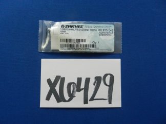 Synthes 02.205.045 Cannulated Locking Screw 5.0mm x 45mm