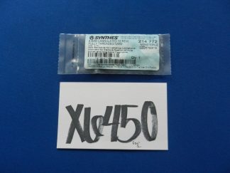 Synthes 214.772 Cannulated Screw Fully Threaded 4.5mm x 72mm