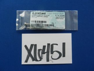 Synthes 214.838 Cortex Screw Self Tapping 4.5mm x 38mm