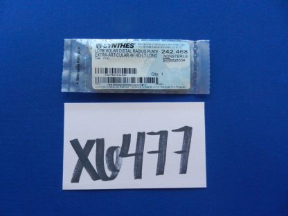 Synthes 242.468 LCP Volar Distal Radius Plate Extra-Articular 4 Holes HD-LT-Long