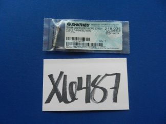 Synthes 218.035 Cancellous 6.5mm Bone Screw Fully Threaded 35mm