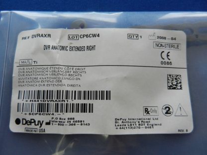 Depuy DVRAXR DVR Anatomic Extended Right - Image 2