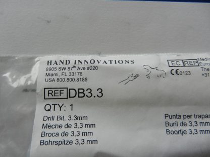 Depuy DB3.3 Drill Bit 3.3mm - Image 3