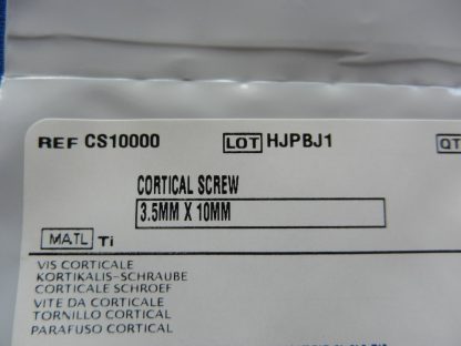 Depuy CS10000 Cortical Screw 3.5mm x 10mm - Image 2