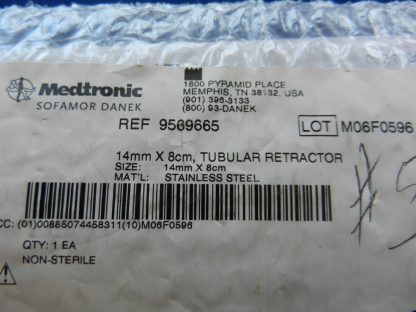 Medtronic 9569665 Tubular Retractor 14mm x 8cm - Image 2