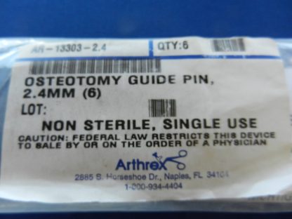 Arthrex AR-13303-2.4 Osteotomy Guide Pin 2.4mm (Qty.2) - Image 2