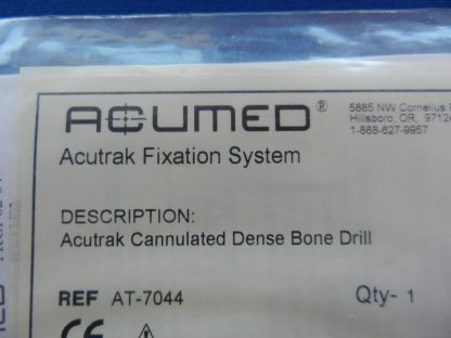 Acumed AT-7044 Acutrak Cannulaed Dense Bone Drill - Image 2
