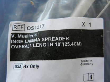 NEW V. Mueller OS1317 Inge Lamina Spreader 25.4cm Overall Length - Image 3