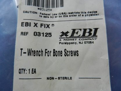 NEW EBI 03125 T-Wrench for Bone Screws - Image 3