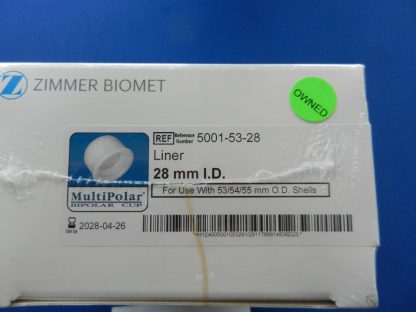 Zimmer 5001-53-28 Liner 28mm I.D. - Image 2