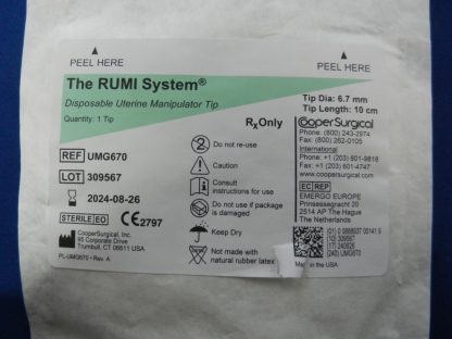 Cooper Surgical UMG670 Rumi Uterine Manipulator Tip EXPIRED - Image 2