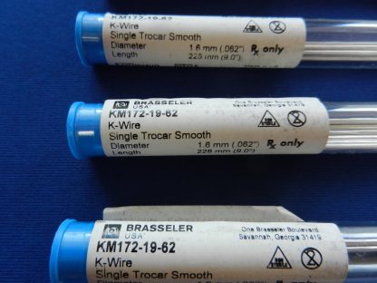 KMedic KM172-19-62 K-Wire Single Trocar Smooth Lot of 26 - Image 2