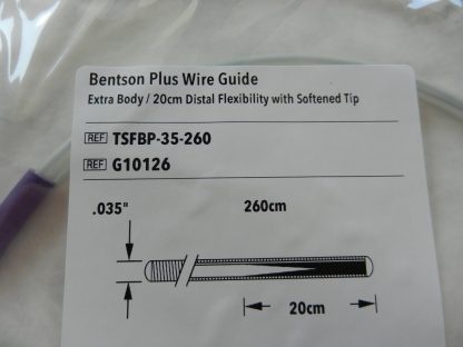 Cook G10126 TSFBP-35-260 Bentson Plus Wire Guide EXPIRED - Image 2