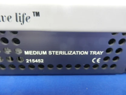 DePuy Mitek Medium Sterilization Tray 215452 with Lid 215453 - Image 2