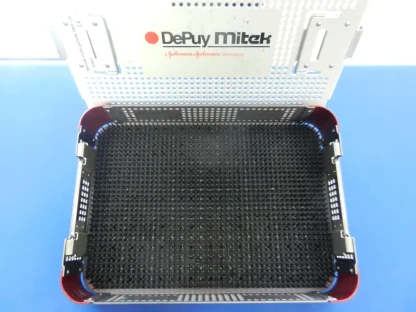 DePuy Mitek Medium Sterilization Tray 215452 with Lid 215453 - Image 3