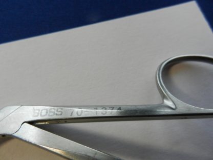 Boss 70-1374 Decker Straight 1.5x6.0mm Jaw Forceps 6" Overall Length - Image 4