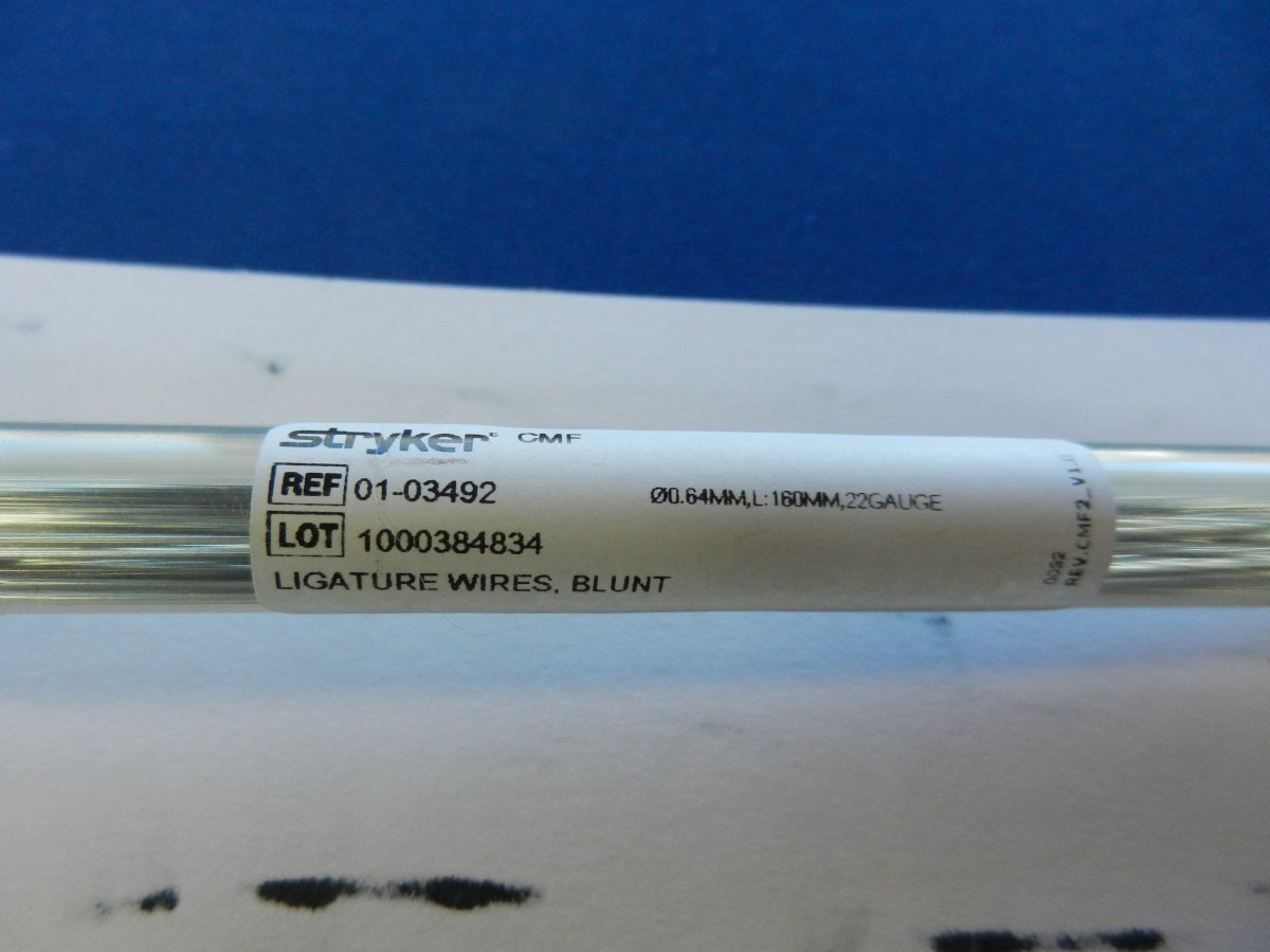 Stryker 01-03492 Blunt Ligature Wires (Qty. 37) - Image 2