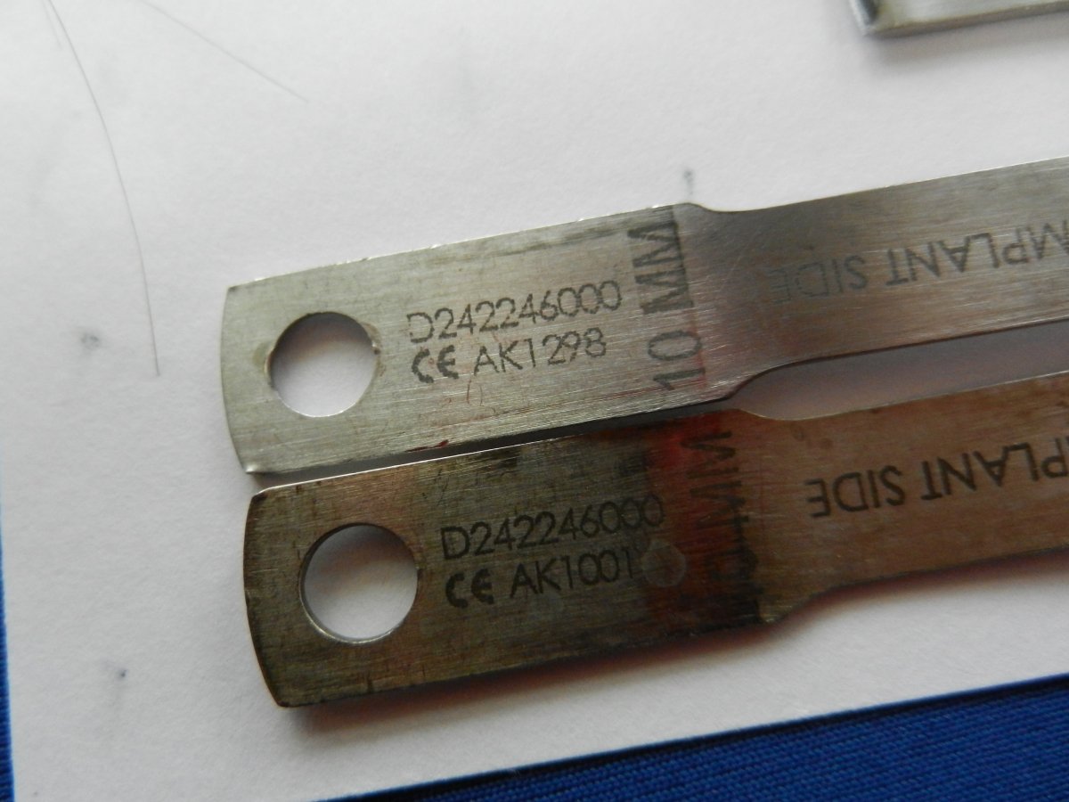 Depuy Handle & Osteotome Blades Set - Image 5